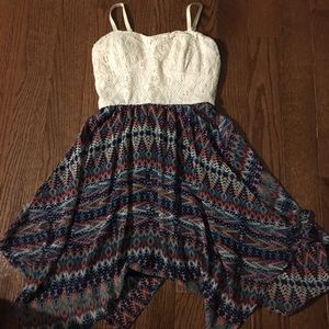Patterned Lace Dress